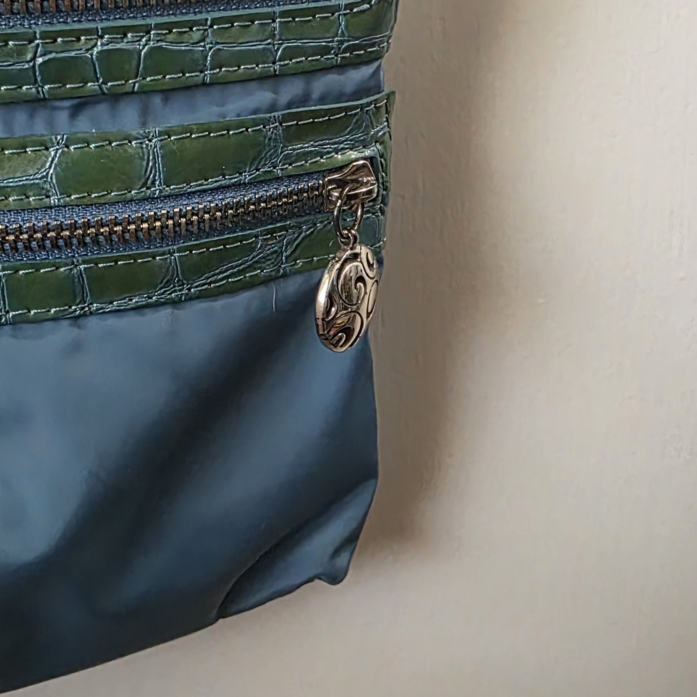 Brighton Teal and Blue Crossbody Bag - Picture 3 of 16
